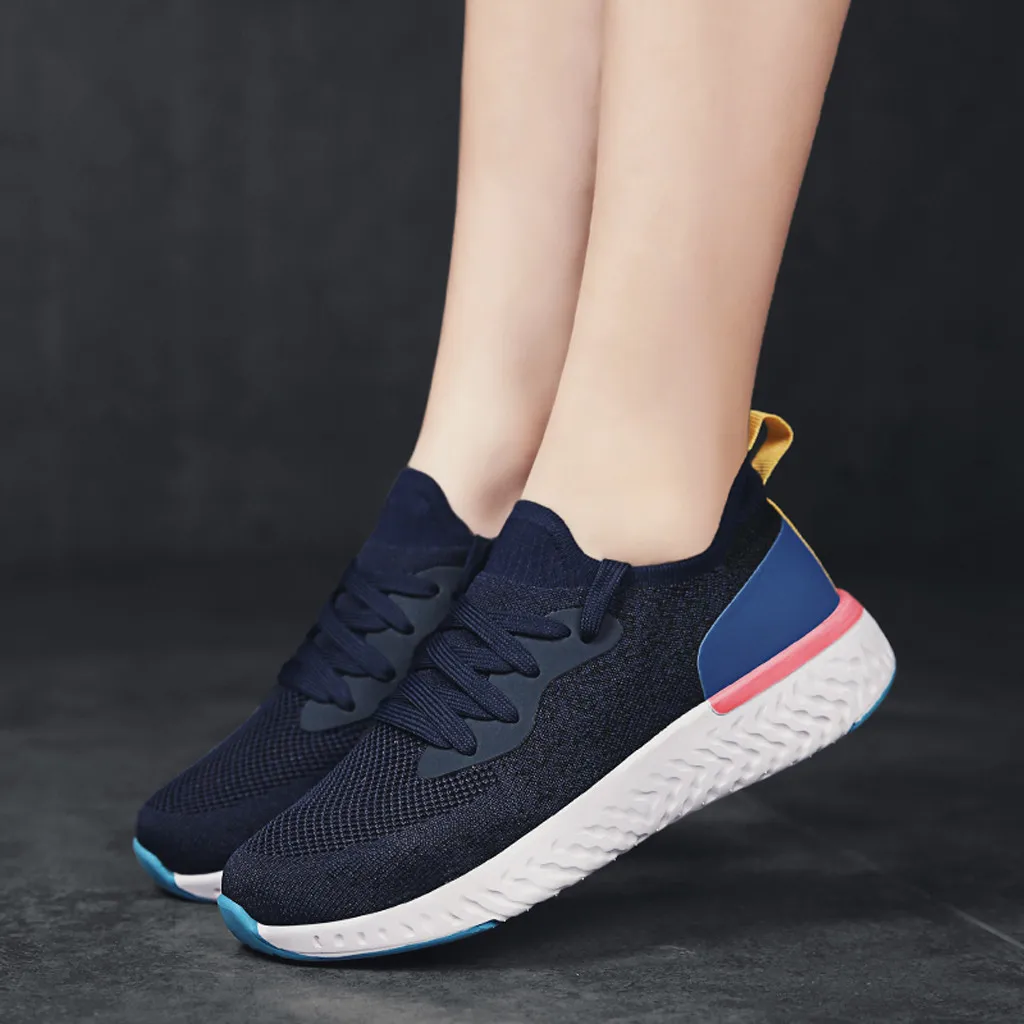 YOUYEDIAN/Женская обувь белые кроссовки на танкетке дышащие женские шнуровке