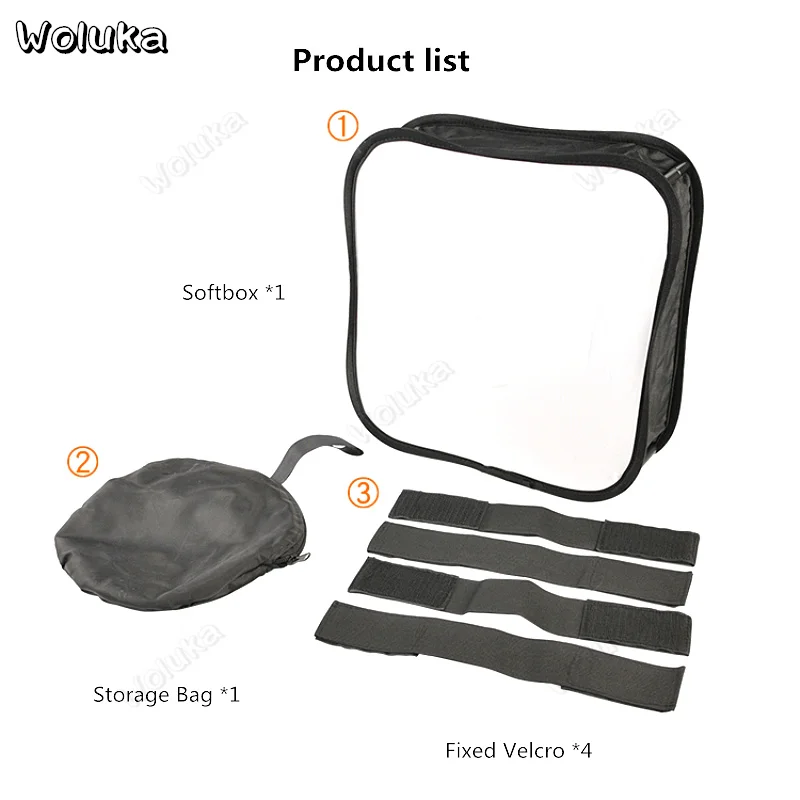Softbox for YN600 Photographic LED Lighting lamp Portable folding storage Shading Diffuser soft light sleeve CD50 T11 |