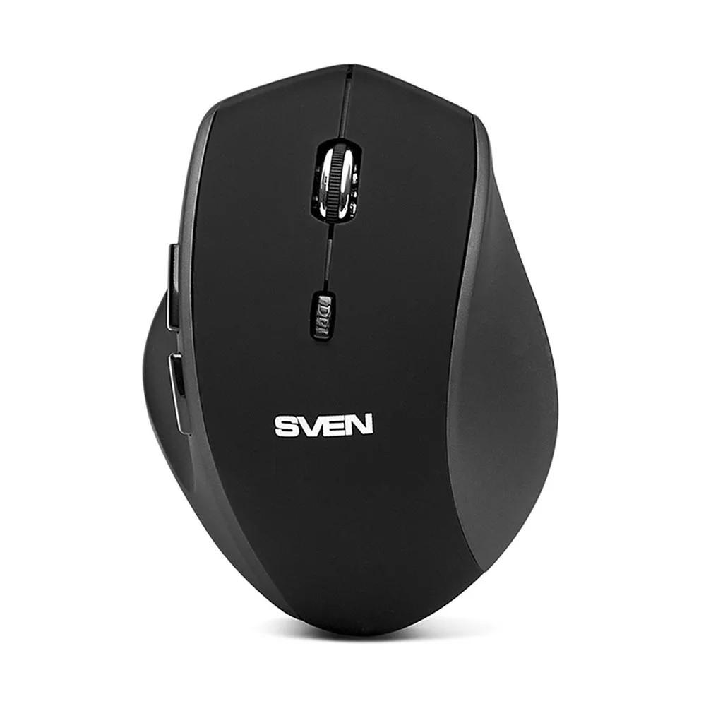 Беспроводная мышь SVEN RX 525 Silent Wireless чёрная (2 4 GHz бесшум. клав SoftTouch 5+1кл.)|Мыши| |