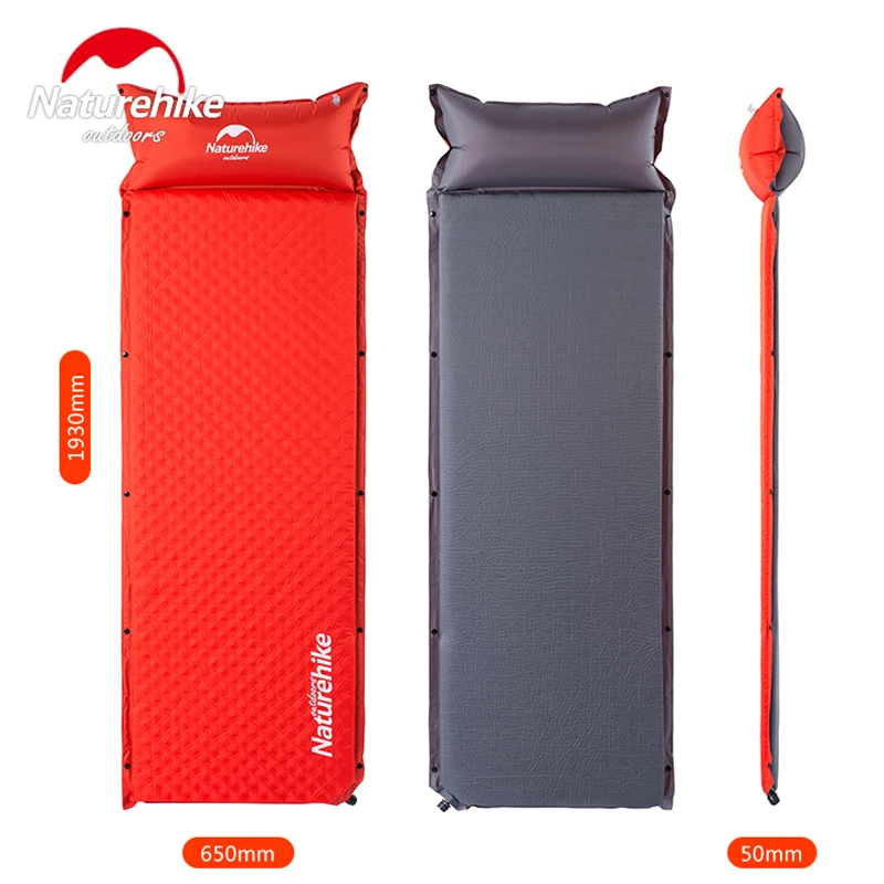 Naturehike Автоматический надувной коврик для кемпинга Самонадувающийся Сращивание
