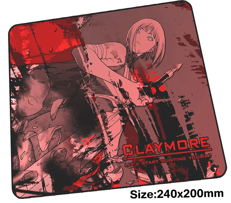 Коврик для мыши claymore 240x200x3 мм коврик для мыши лучший игровой коврик для мыши геймер HD шаблон персонализированные коврики для мыши Коврик для мыши s крутой новый ПК коврик