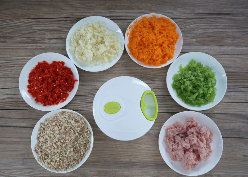 Ручной нож для резки овощей лук Garilc картофель мясо овощерезка измельчитель из нержавеющей стали лезвия измельчитель кухонный инструмент
