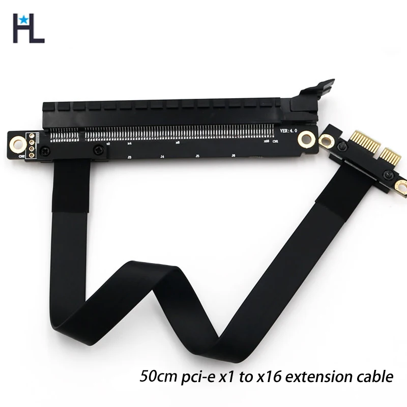 HL pci e 3 0 1x 16x Удлинительный шнур коннектор высокое качество компьютерные