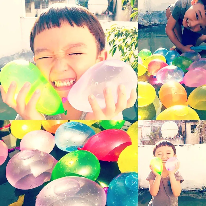

1444pcs Water Balloons Refill Package Funny Summer Outdoor Toy Water Balloon Bombs Summer Novelty Gag Toys For Children