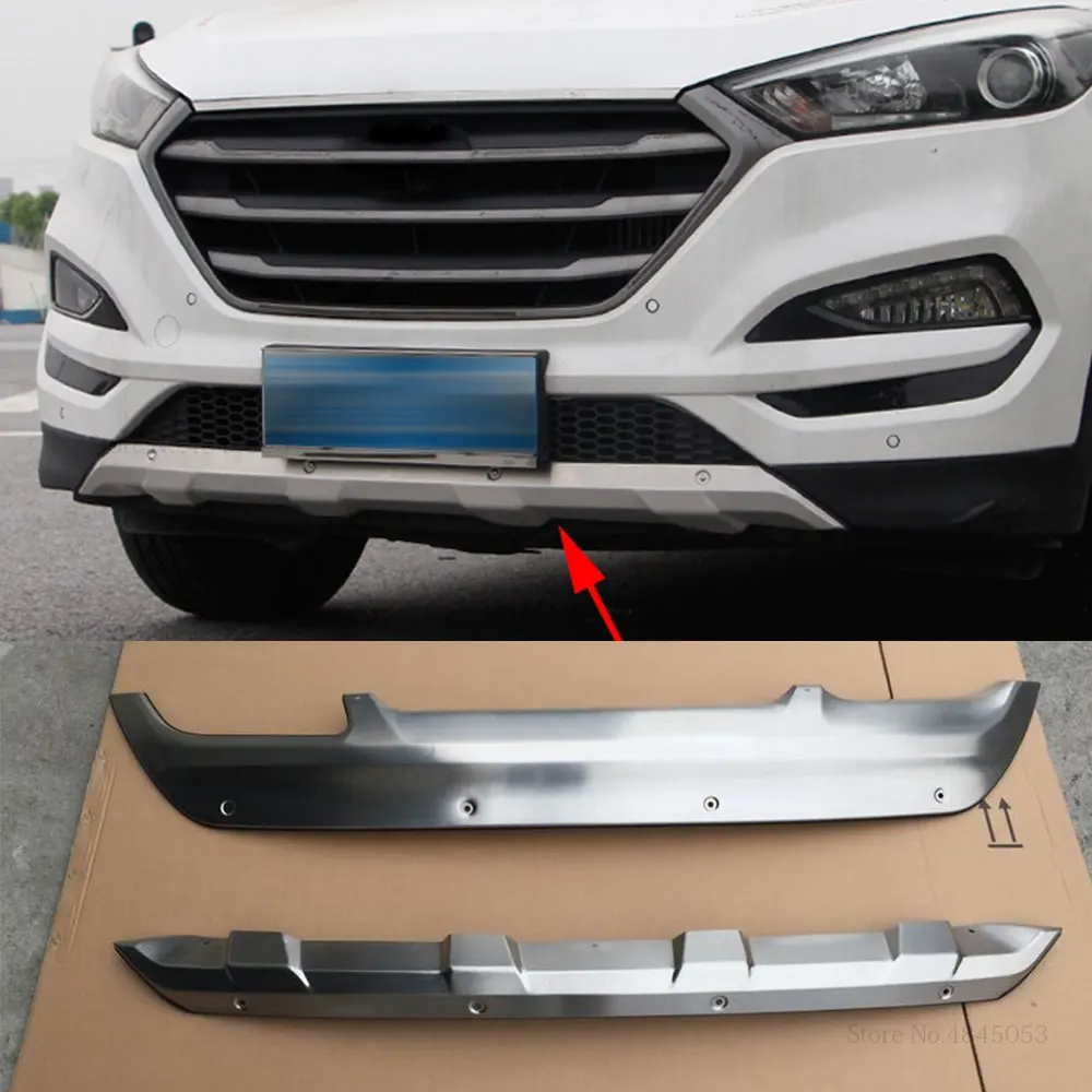 Для Hyundai Tucson 2015 2016 2017 2018 из нержавеющей стали передние и задние бамперы