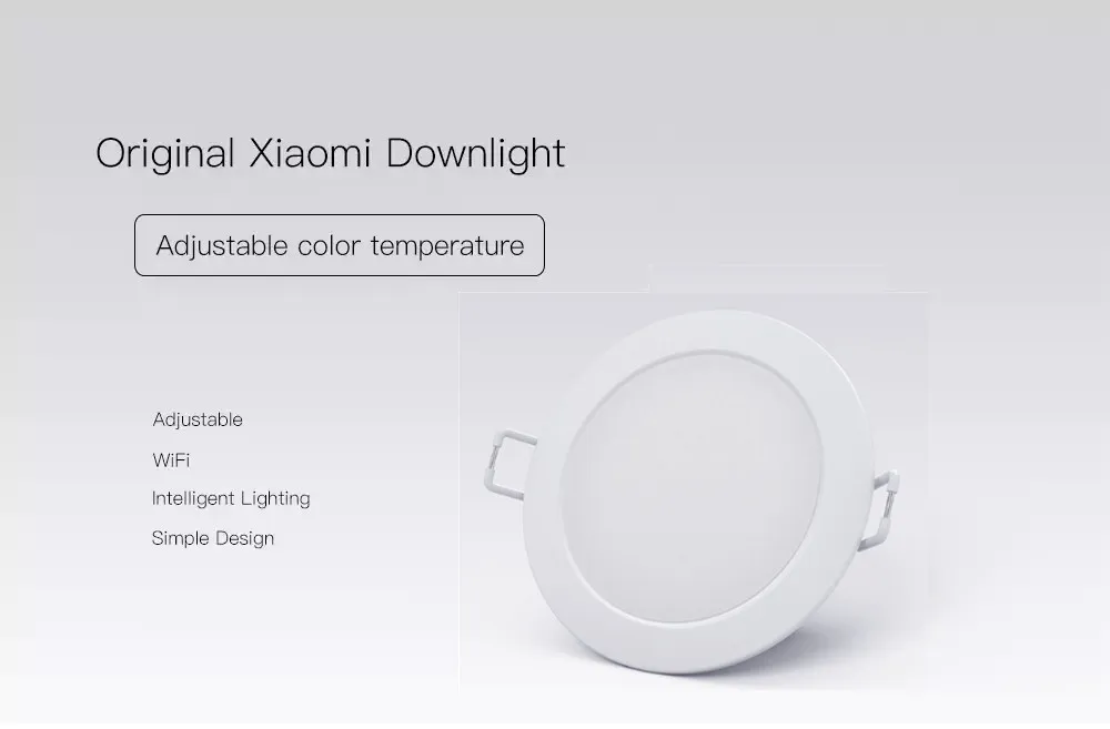 Оригинальный Интеллектуальный светильник xiaomi mi jia работает с приложением home