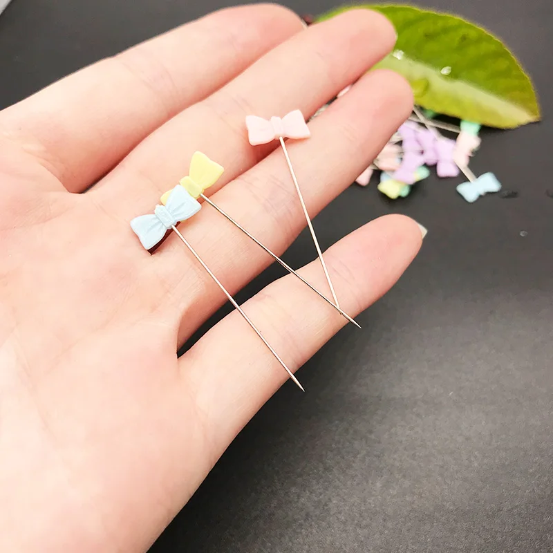 Швейная булавка LMDZ многоцветные прямые булавки для изготовления одежды вышивка