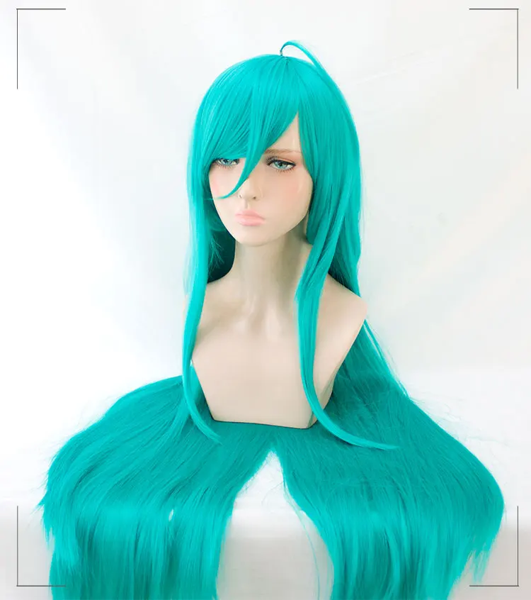 HSIU Land of the Lustrous александрит, парик для косплея, Хаски, не костюм куни, для игры, парики, сине-зеленый, длинный парик, костюмы на Хэллоуин, волосы