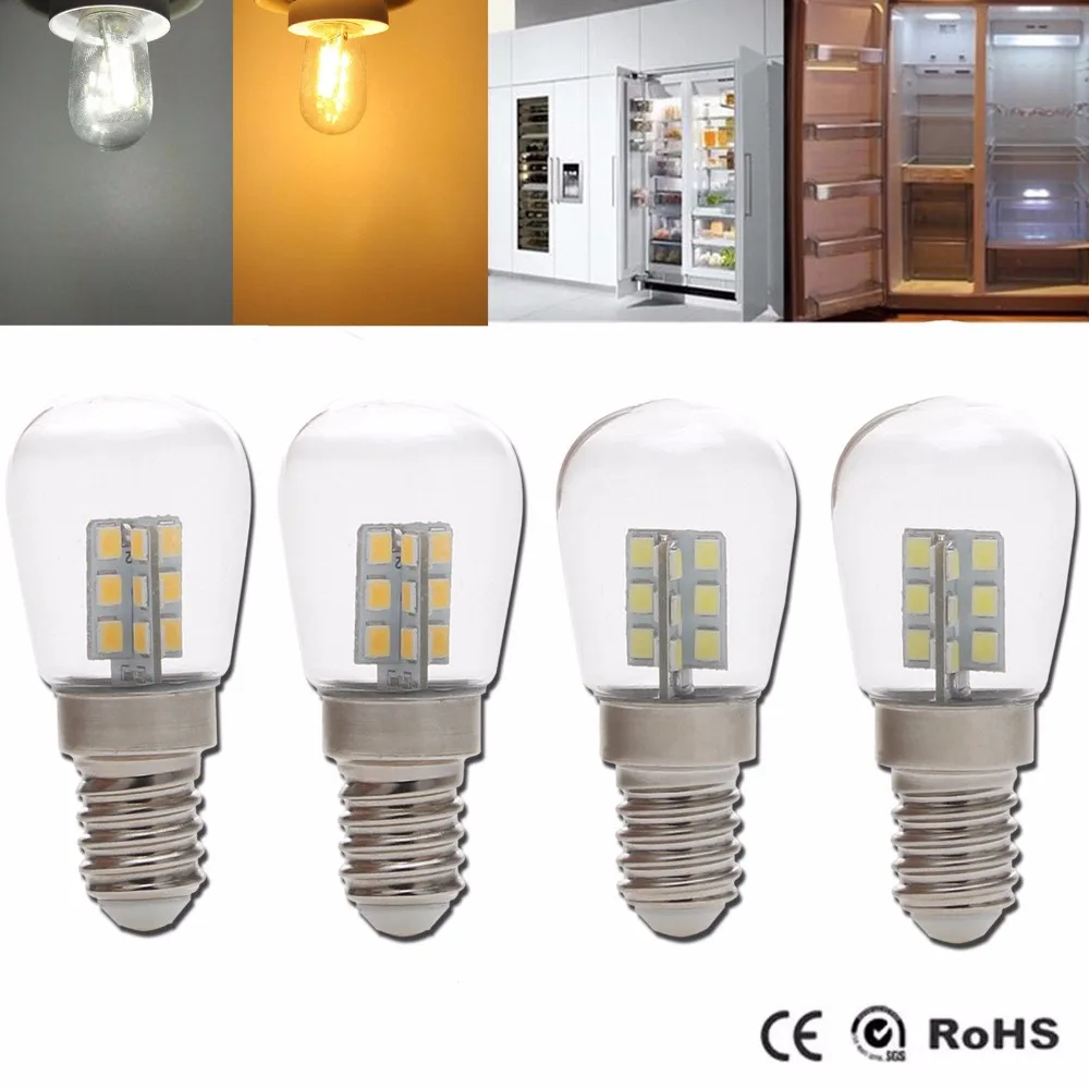 Высокая яркость E12 2 Вт винтовое основание 3014 SMD 24 LED стеклянный абажур лампа