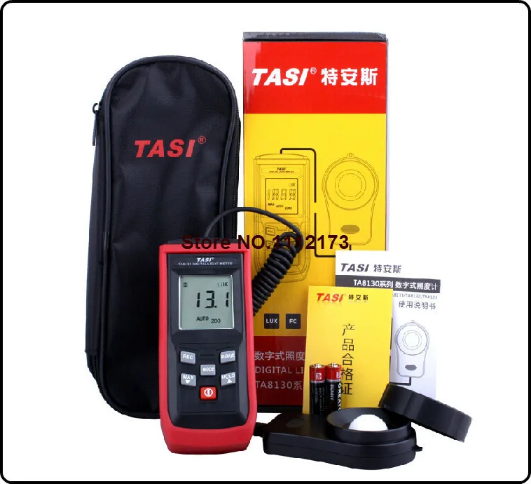 Новинка 4-диапазонный цифровой измеритель 200000 люкс ЖК-цифровой освещенности LuxMeter