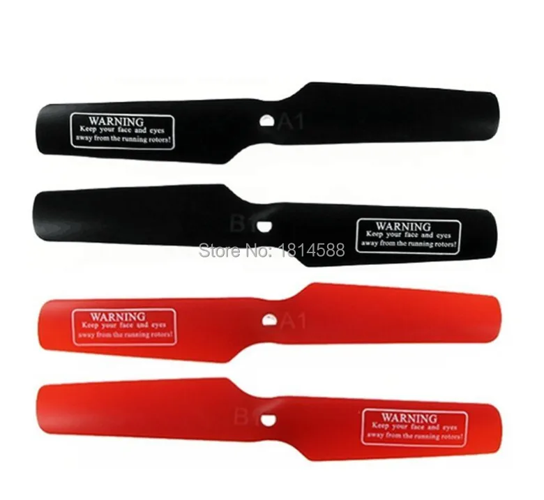 UDI u817 u817c u817a u818a Запчасти для радиоуправляемого вертолета с дистанционным управлением черные и красные четырехосевые Лопасти пропеллера самолета стандарта u817c