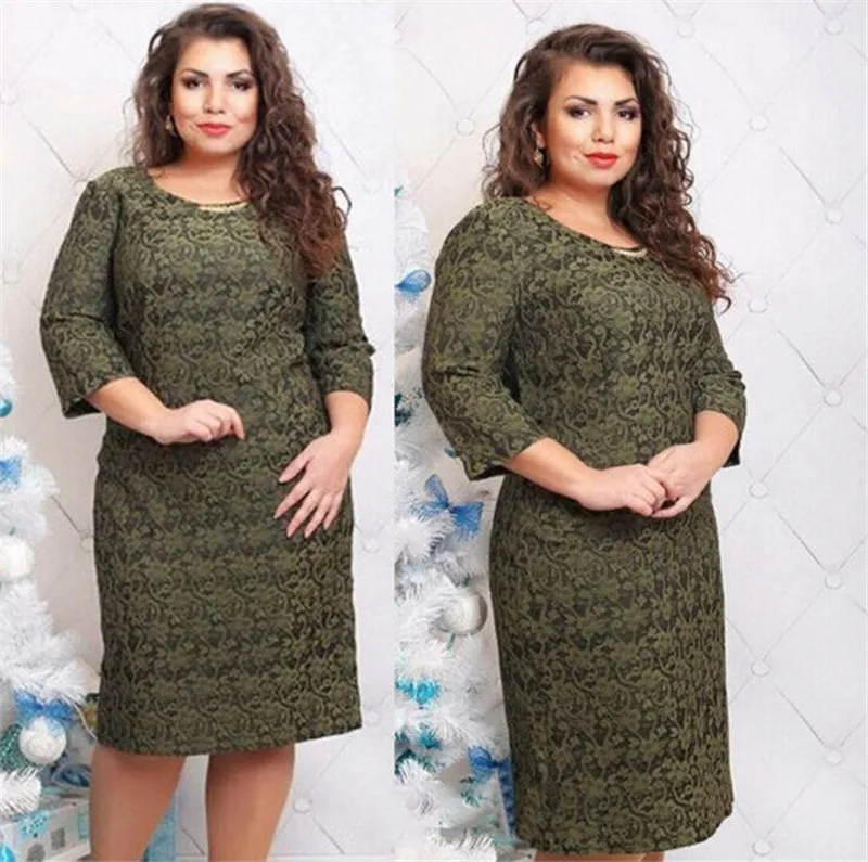 2016 Горячей Продажи Женщин Платье 1 шт./лот Зеленый Колен Работа Карандаша Vestiti