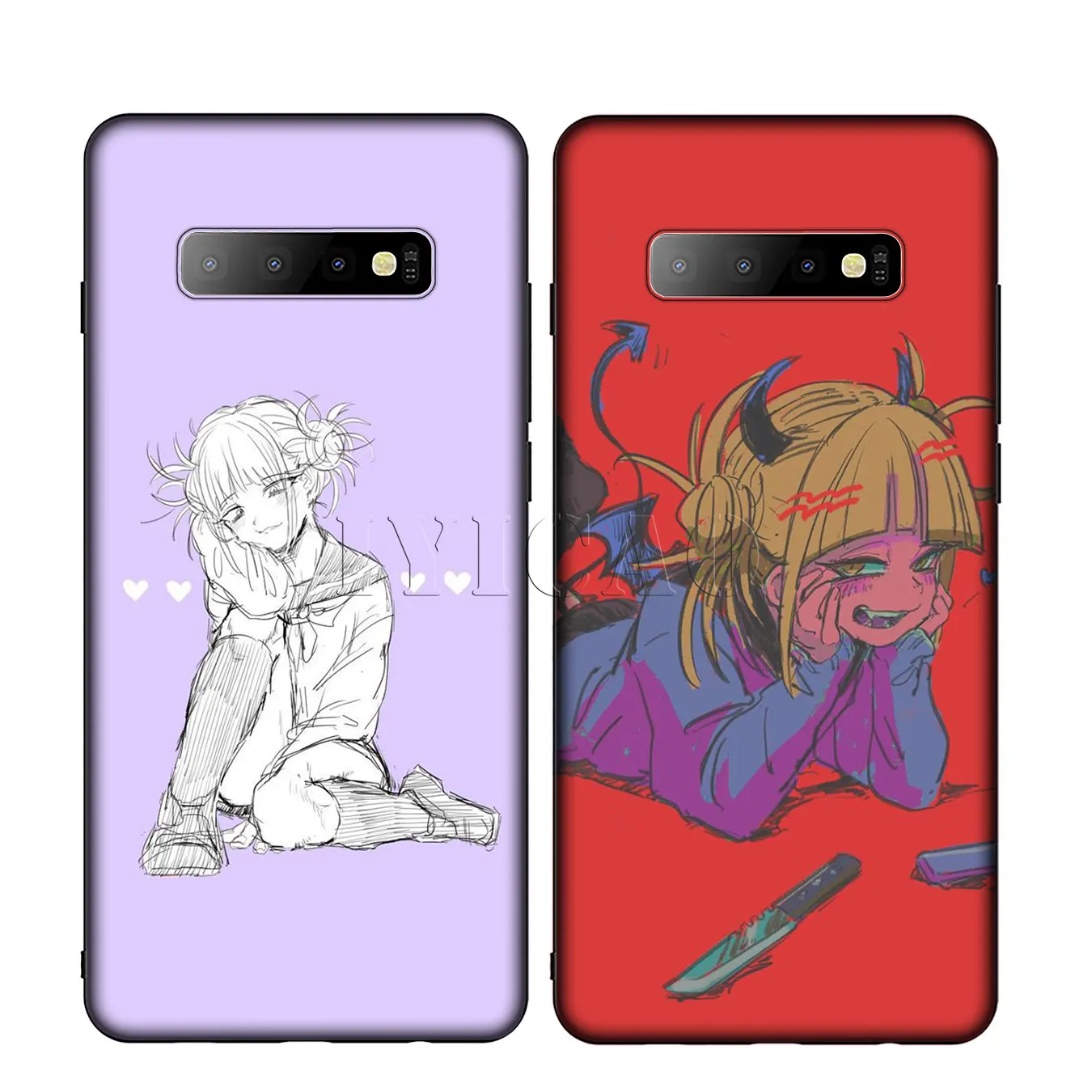 IYICAO My hero academic химико Тога силиконовый мягкий чехол для телефона Samsung Galaxy S10 S9 S8 Plus S6