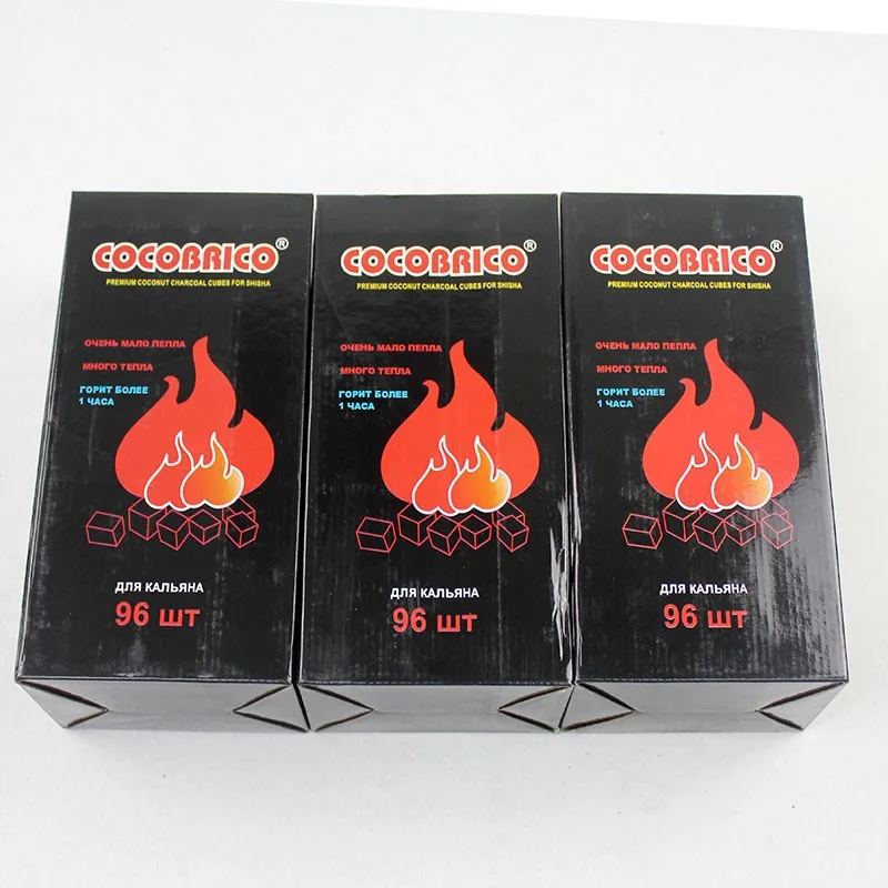 1box1kgcocobrlco кокосовый Кальян Древесный уголь аксессуары для кальяна сжигание