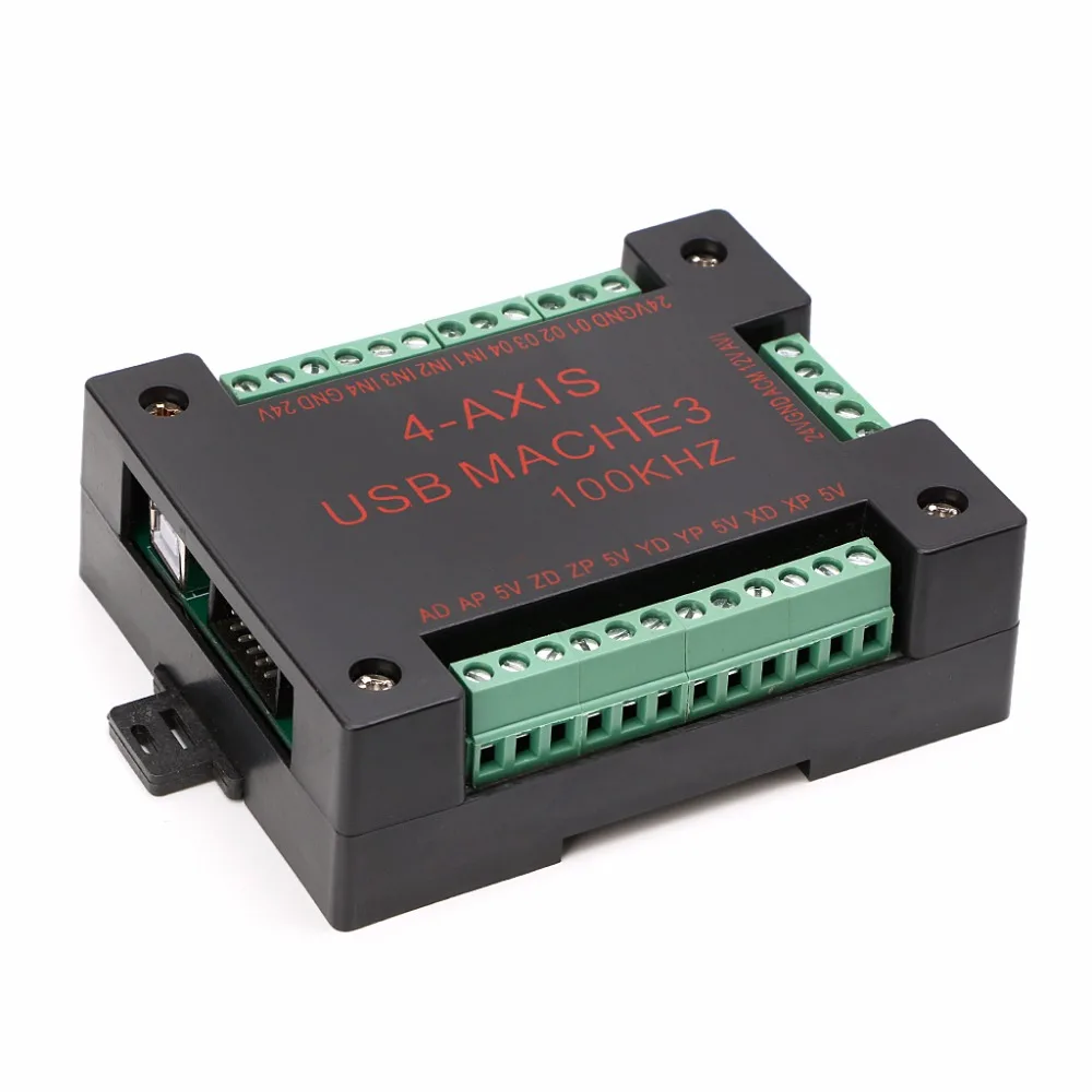 ЧПУ USB MACH3 100 кГц коммутационная плата 4 оси Интерфейс драйвер контроллер