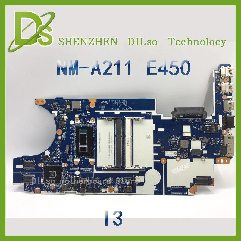 KEFU NM A211 материнская плата для Lenovo AIVE1 E450 ноутбука ThinkPad Edge I3 rev1.0 тест|motherboard
