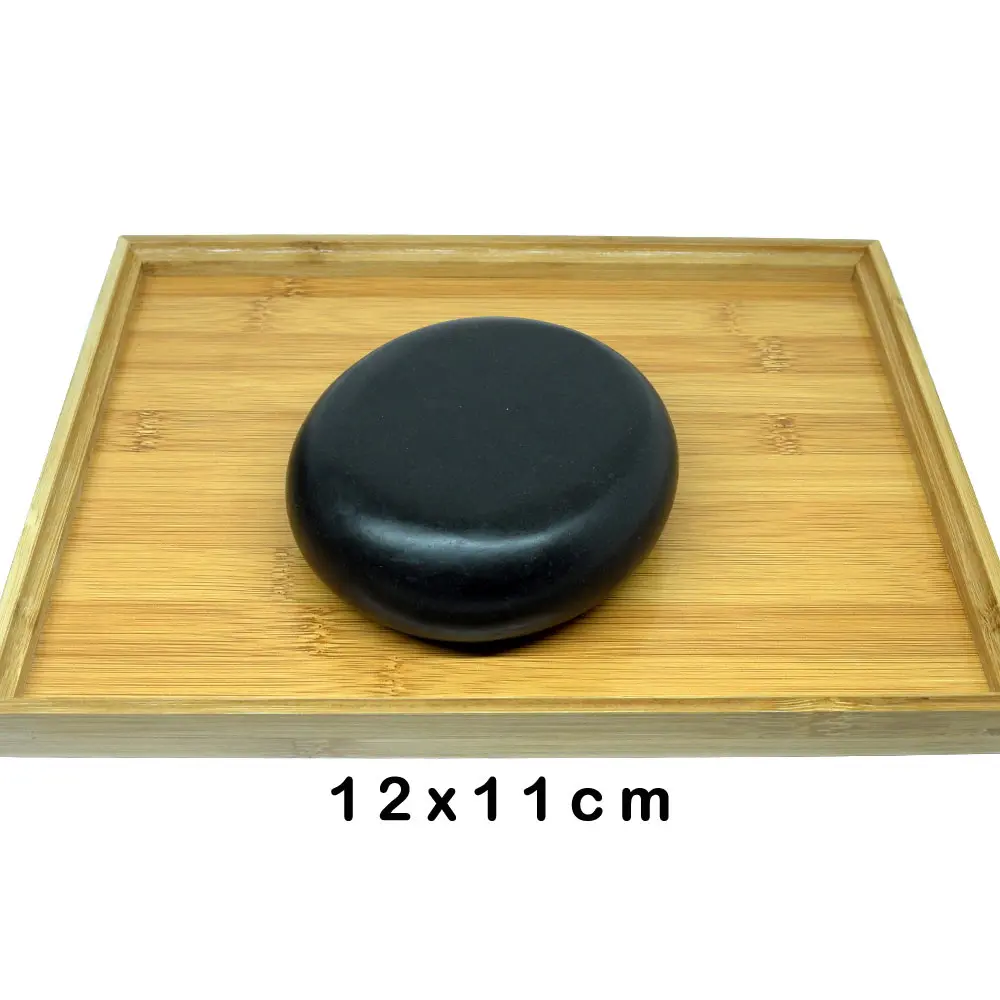 1pcs 12x11cm Горячий камень, массажный набор, снимает стресс, боль в спине, забота о здоровье, акупрессура, лава, базальтовые камни для здоровья, спа-рок - Цвет: 1pcs 12x11cm