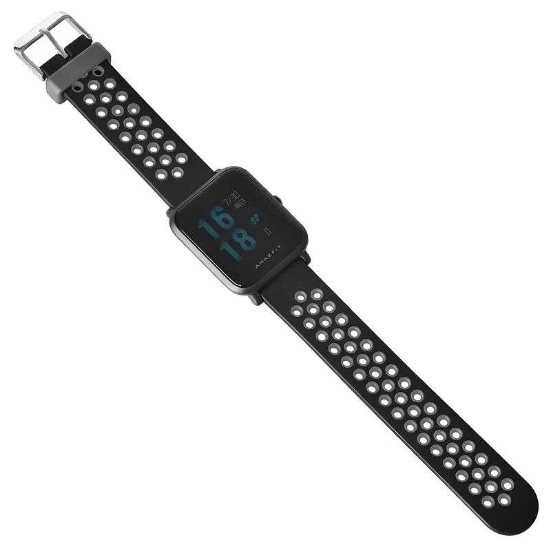 4 шт. упаковка для xiaomi Amazfit Bip ремешок силиконовый браслет ремень спортивный