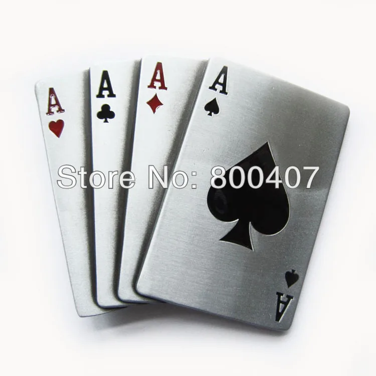 

Distribute Vintage Aces Poker Card Belt Buckle BUCKLE-CS019 Free Shipping