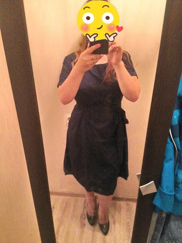 Повседневные синие женские платья большого размера 2018 новая женская одежда плюс