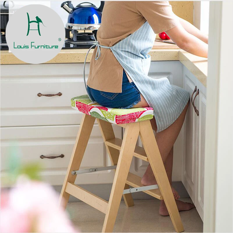 

Louis Fashion Stools & Ottomans stool kitchen stool creative ladder stool household multi-functional pedal stool bench