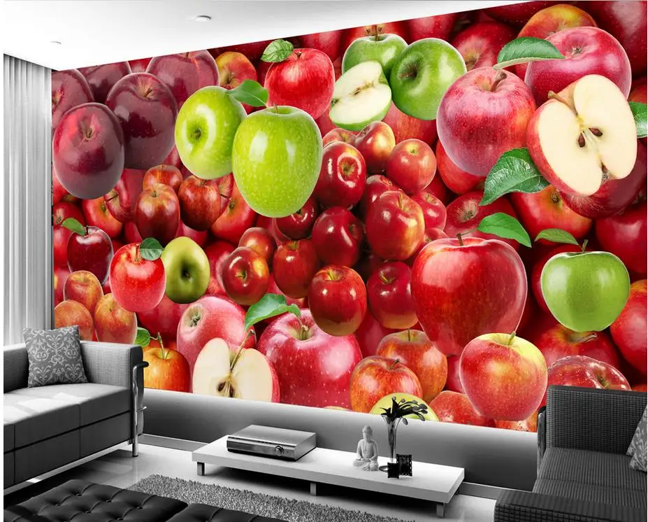 Домашний декор классические живописные обои фрукты 3d натуральные настенные