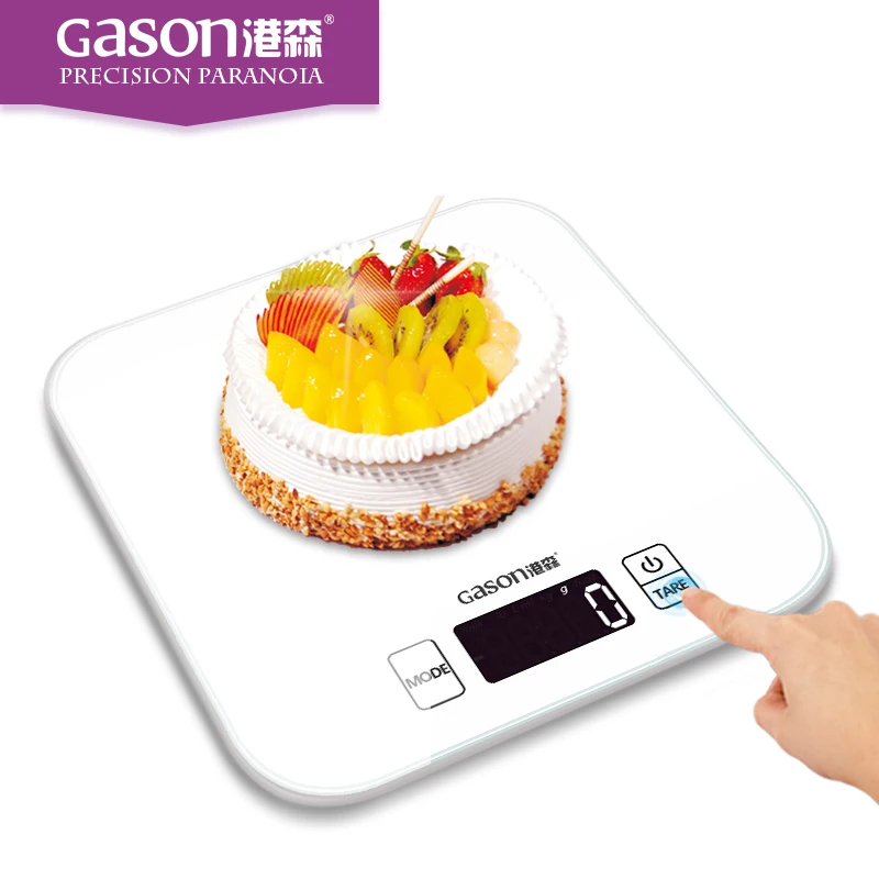 Gason C1 15кг черный белый баланс цифровые электронные кухонные весы для еды вес