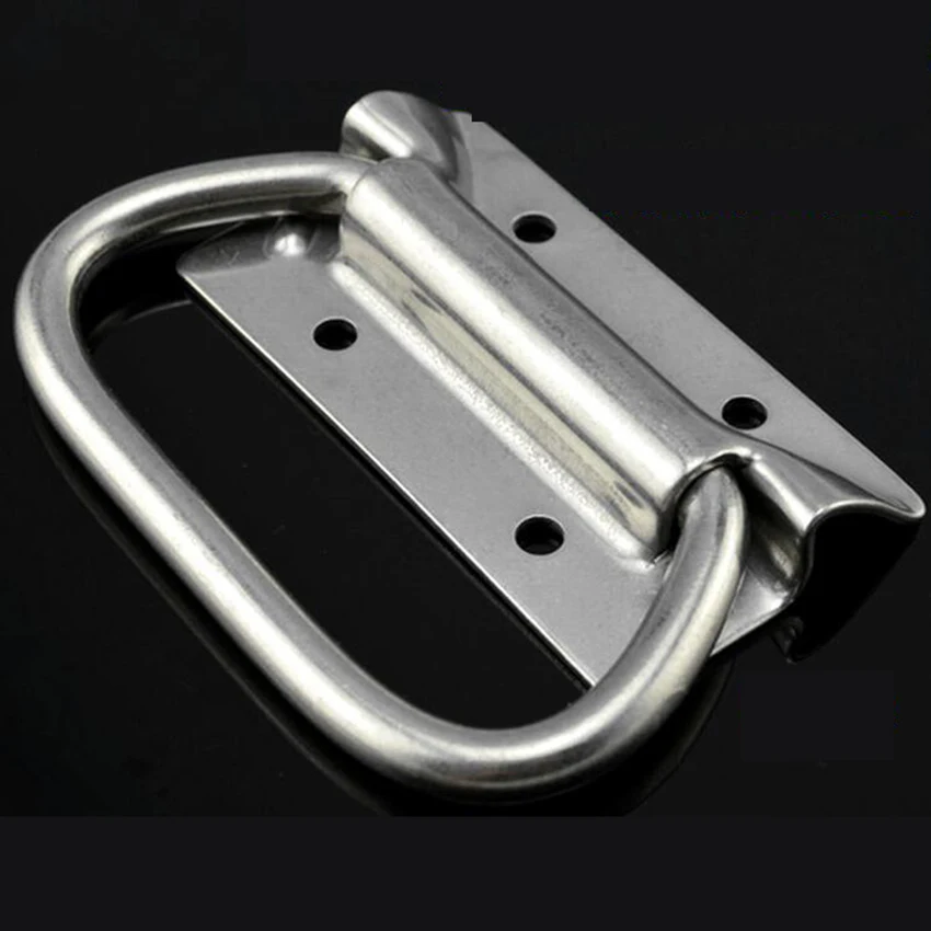 1PC Thick stainless steel folding pull handle and knobs for Cabine Kitchen Drawer Door Box handle furniture accessories hardware