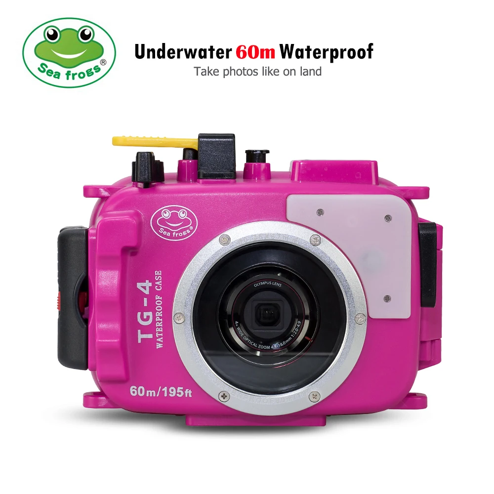 Чехол для камеры Olympus TG4 60M/195ft водонепроницаемый чехол с двумя волоконно