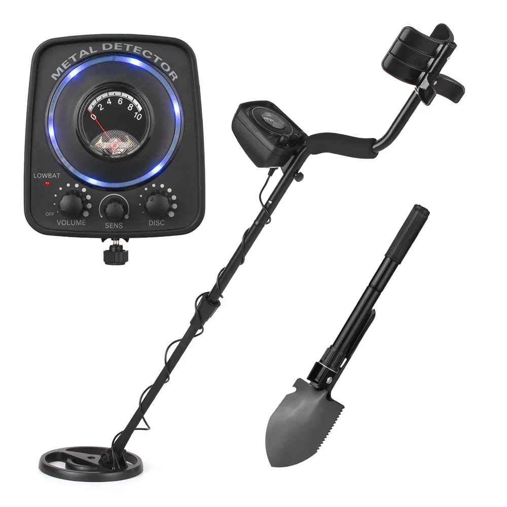 GC1065 with Shovel Kkmoon GC1065 профессиональный Подземный детектор металла золота Pinpointer золотой жук Охотник за сокровищами комплект для поиска - Цвет: GC1065 with Shovel