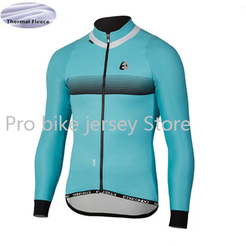 Tops 6 Etxeondo Pro Team Зимняя велосипедная Джерси рубашка зимняя термо флисовая с длинным рукавом велосипедная одежда ropa ciclismo - Цвет: Tops 6