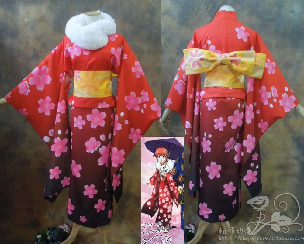 GINTAMA Горячее предложение аниме косплей Kagura Cos костюм для вечевечерние НКИ на