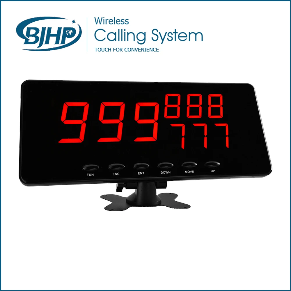 Горячая продажа ресторанная Беспроводная система вызова официанта один дисплей
