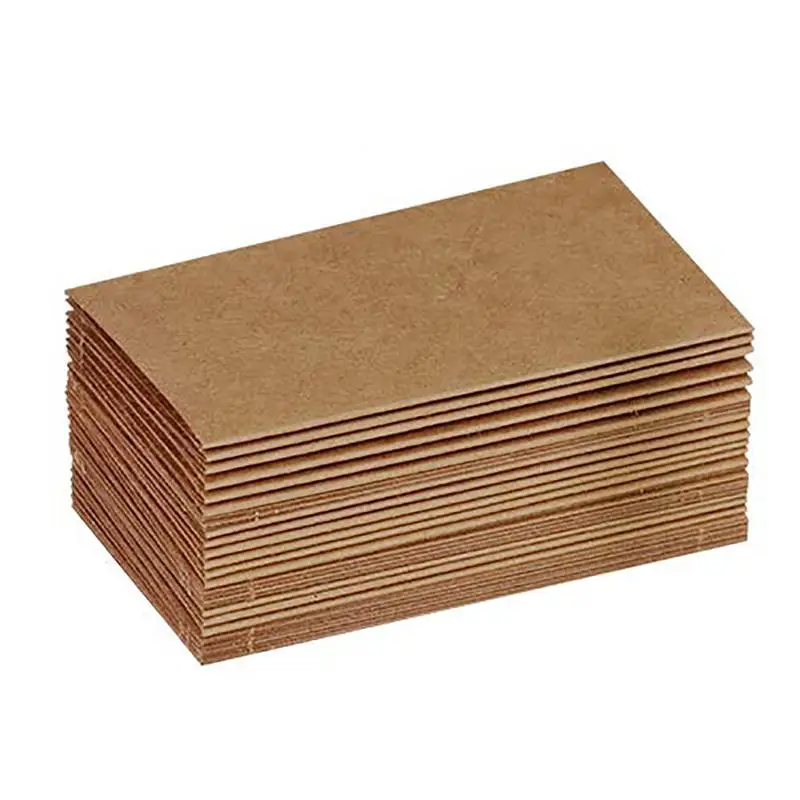

120pcs Vintage Blank Kraft Paper Table Number Name Card Place Cards Wedding Wedding Birthday Party Decoration Invitations