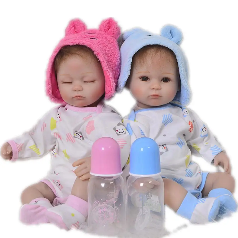 

Силиконовые куклы reborn для детей 16 "40 см настоящие двойные Поддельные Детские куклы для детей игрушки свадебный подарок Bebe живой reborn bonecas