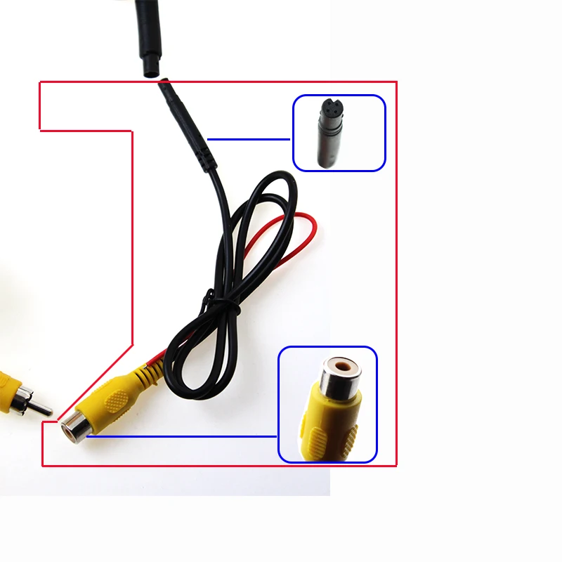 Haisunny 4 контактный разъем RCA Штекер кабель-переходник