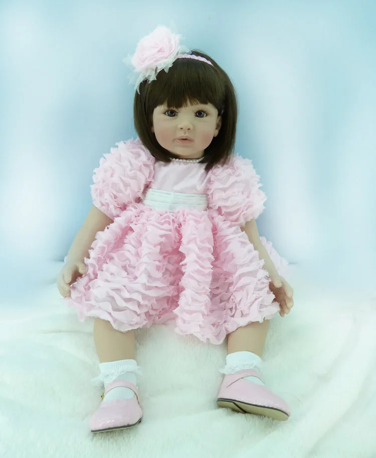 24 дюйма NPK силиконовая кукла Bebes Reborn Girl настоящая живая принцесса детская игрушка