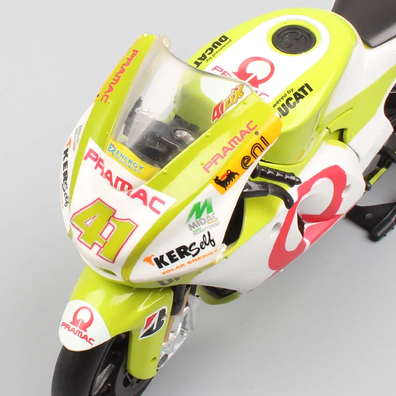 1 12 newray 2010 Pramac гоночной команды ducati GP10 № 41 Aleix moto rcycle игрушечные машинки весы супер велосипед moto модель для детей