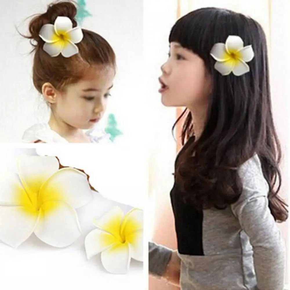 1 шт. Плюмерия цветок заколка для волос в богемном стиле Frangipani невесты Шпильки