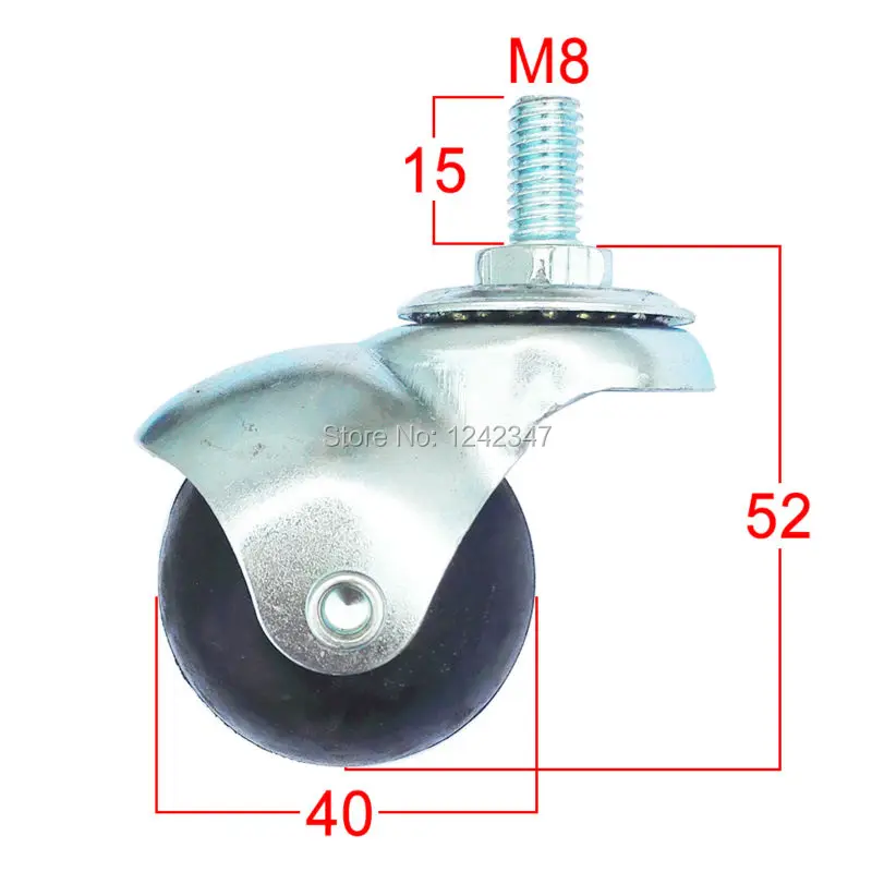 4 шт. вращающиеся колесики для мебели 1 5 дюйма 40 мм|chair wheel casters|wheel casterchair wheels |