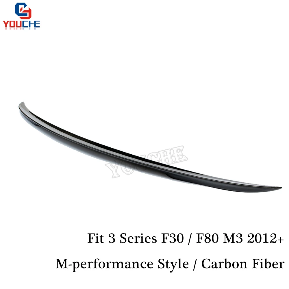 Задний спойлер F30 M performance Style крыло из углеродного волокна для BMW M3 F80 3 Series Sedan 2012 +