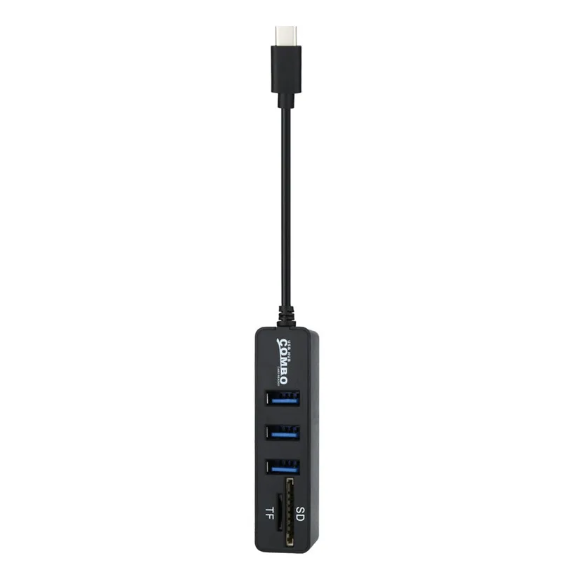 OMESHIN usb-хаб 2 в 1 Type-C OTG USB 0 концентратор разветвитель комбинированный 3 порта и SD/TF