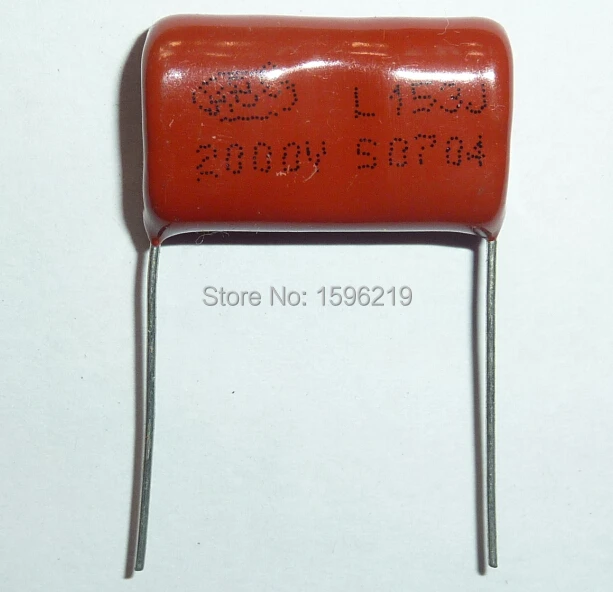 Конденсатор CBB 153 2000V 153J 2KV 0 015 мкФ 15nF P24 CBB81 Металлизированный Полипропиленовый