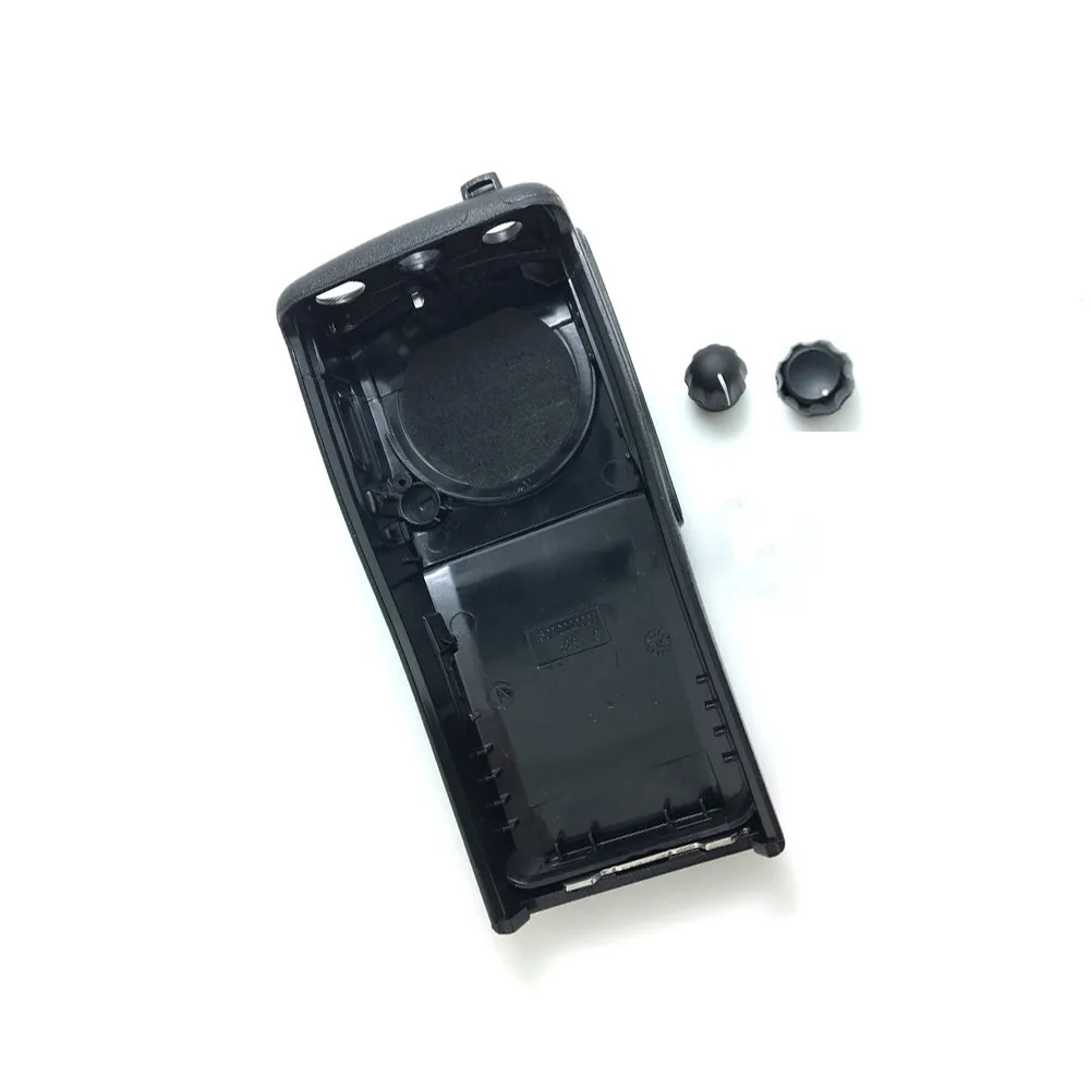 YIDATON Black Color housing shell front case with volume and channel knobs for motorola XIR P3688 DP1400 DEP450 walkie talkie