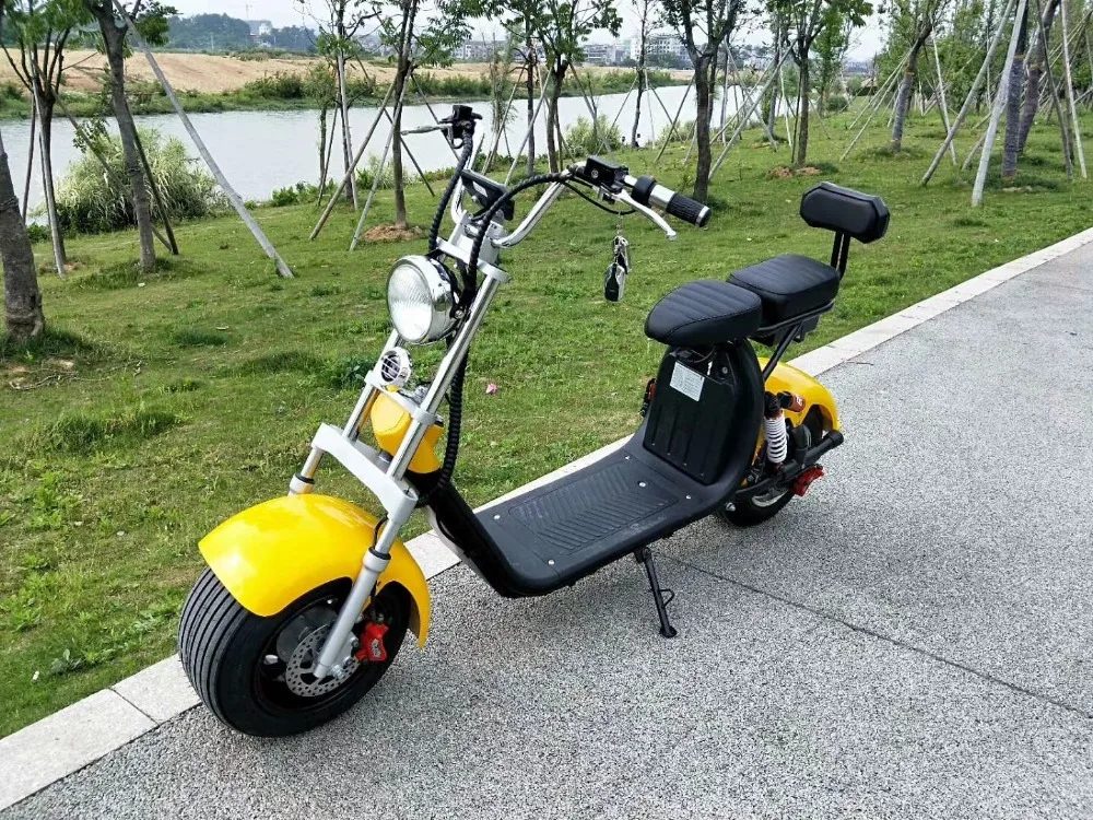 Электрический мотоцикл E bike 60V1000W электрический скутер Citycoco Moto двойной