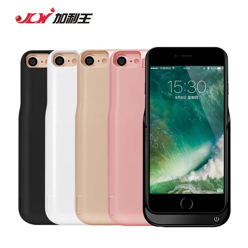 JLW 5500mAh батарея зарядное устройство чехлы для iPhone 7/6 полупакеты внешний задний