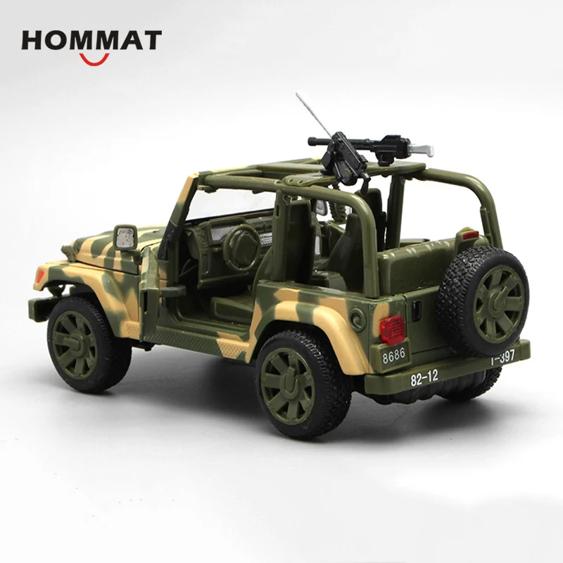 Модель HOMMAT 1:32 Джип внедорожник военная сила армейский автомобиль литый под