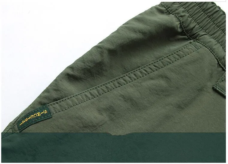 Мужские летние спортивные быстросохнущие штаны для занятий спортом на открытом воздухе армейские тренировочные походные альпинистские охотничьи брюки с несколькими карманами дышащие тонкие брюки большого размера