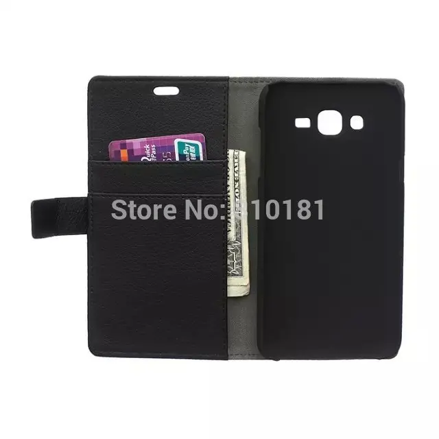 

50pcs/lot Free Shipping New High quality Lychee PU Wallet Leather Case For Samsung Galaxy J7 J700