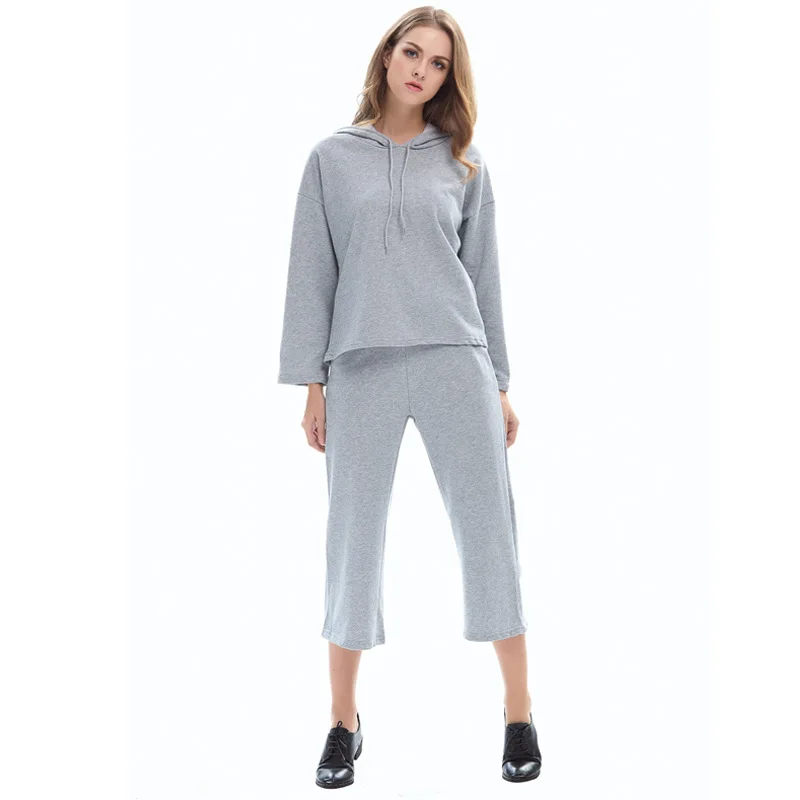 Новинка весна-осень 2020 Модный хлопковый костюм из двух предметов свитер с